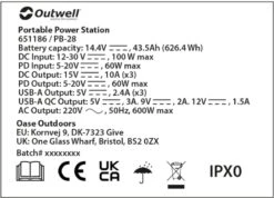 Outwell Akira 600 Power Station Draagbare Lithiumaccu 6 Outwell Akira 600 Power Station Draagbare Lithiumaccu -Buiten Kamperen Winkel 1069 1900 ce4a61b9 65c9 4b89 83ec e47ef4f1cad0 1280x960