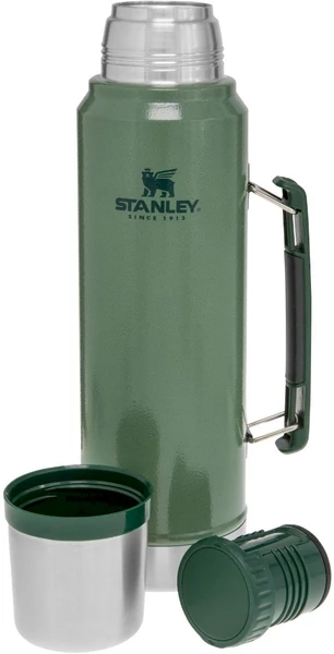 Stanley The Legendary Classic thermosfles - 1 liter - Donkergroen Stanley The Legendary Classic Thermosfles - 1 Liter - Donkergroen -Buiten Kamperen Winkel 1900 1045 large jpg classic legendary bottle 1.1qt hammertone green 2