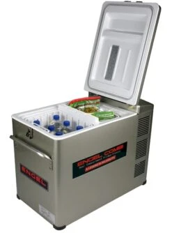 Engel MD45F-CD-P Dual-zone Compressor Koelbox - 40 Liter -Buiten Kamperen Winkel 1900 1377 md45fcdp deckel offen freezer klein