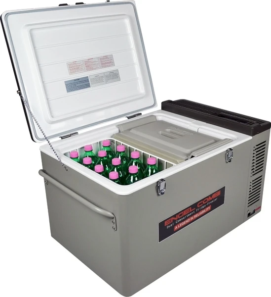 Engel MD60F-C dual-zone compressor koelbox - 57 liter Engel MD60F-C Dual-zone Compressor Koelbox - 57 Liter -Buiten Kamperen Winkel 1900 1732 md60fc deckel offen