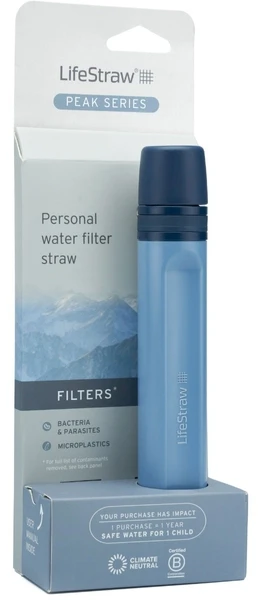 Lifestraw Peak Personal Straw waterfilter - Blauw Lifestraw Peak Personal Straw Waterfilter - Blauw -Buiten Kamperen Winkel 1900 1900 00104064 06