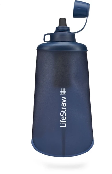 Lifestraw Peak Opvouwbare waterfilter fles - 650 ml - Blauw Lifestraw Peak Opvouwbare Waterfilter Fles - 650 Ml - Blauw -Buiten Kamperen Winkel 1900 1900 00104066 03