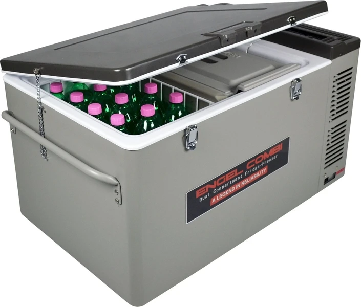 Engel MD60F-C dual-zone compressor koelbox - 57 liter Engel MD60F-C Dual-zone Compressor Koelbox - 57 Liter -Buiten Kamperen Winkel 1900 2195 md60fc deckel halb