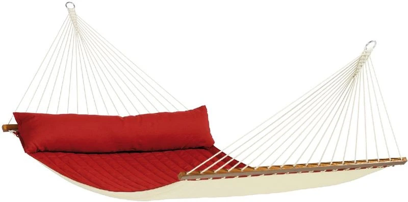 La Siesta Alabama kingsize 2 persoons hangmat - Red Pepper La Siesta Alabama Kingsize 2 Persoons Hangmat - Red Pepper -Buiten Kamperen Winkel 595 1200 nqr14 21 alabama red pepper quilted kingsize spreader bar hammock image 01