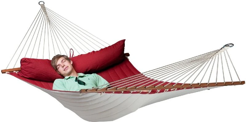 La Siesta Alabama kingsize 2 persoons hangmat - Red Pepper La Siesta Alabama Kingsize 2 Persoons Hangmat - Red Pepper -Buiten Kamperen Winkel 597 1200 nqr14 21 alabama red pepper quilted kingsize spreader bar hammock image 02