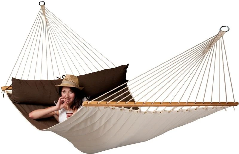 La Siesta Alabama kingsize 2 persoons hangmat - Arabica La Siesta Alabama Kingsize 2 Persoons Hangmat - Arabica -Buiten Kamperen Winkel 775 1200 nqr14 61 alabama arabica quilted kingsize spreader bar hammock image 02