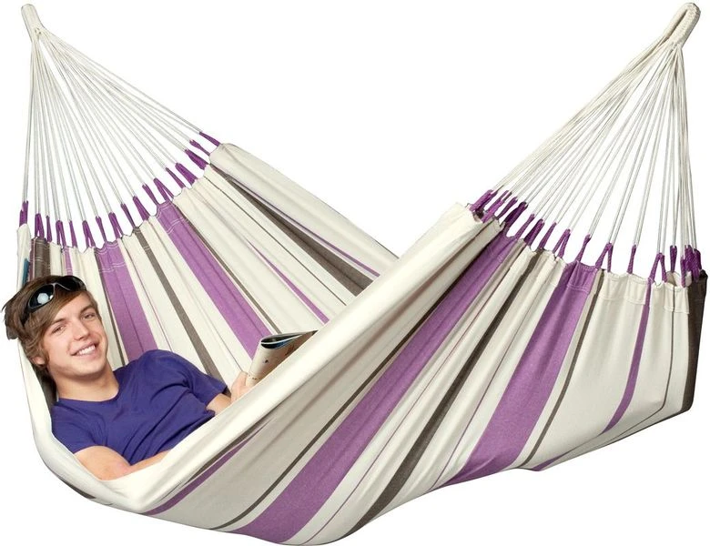 La Siesta Caribena 1 persoons hangmat - Purple La Siesta Caribena 1 Persoons Hangmat - Purple -Buiten Kamperen Winkel 800 1040 cih14 7 caribe a purple cotton single classic hammock image 02