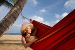 La Siesta Currambera 2 Persoons Hangmat - Cherry -Buiten Kamperen Winkel 800 1200 cuh16 2 ambiance 200