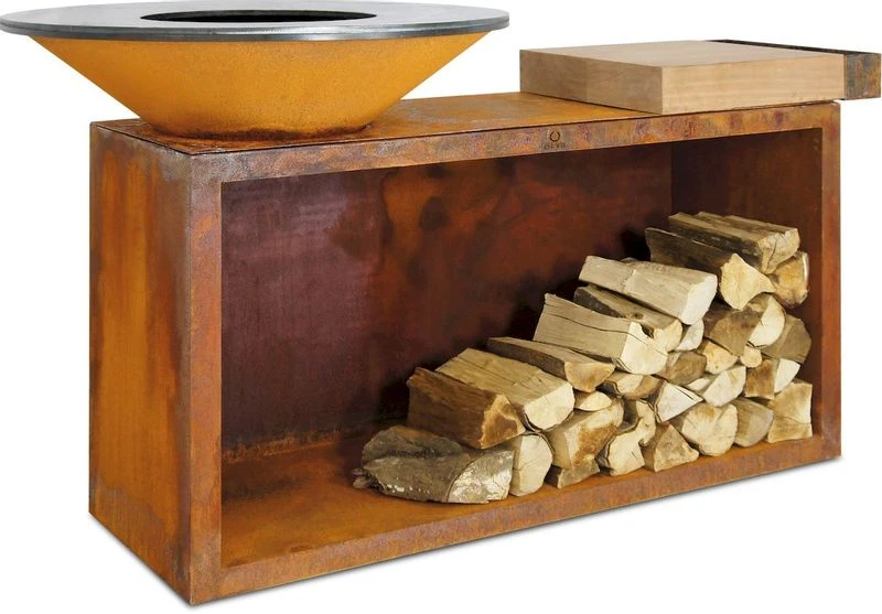 OFYR Island Corten 85 Teak Wood OFYR Island Corten 85 Teak Wood -Buiten Kamperen Winkel 835 1200 oi 85 100 rw