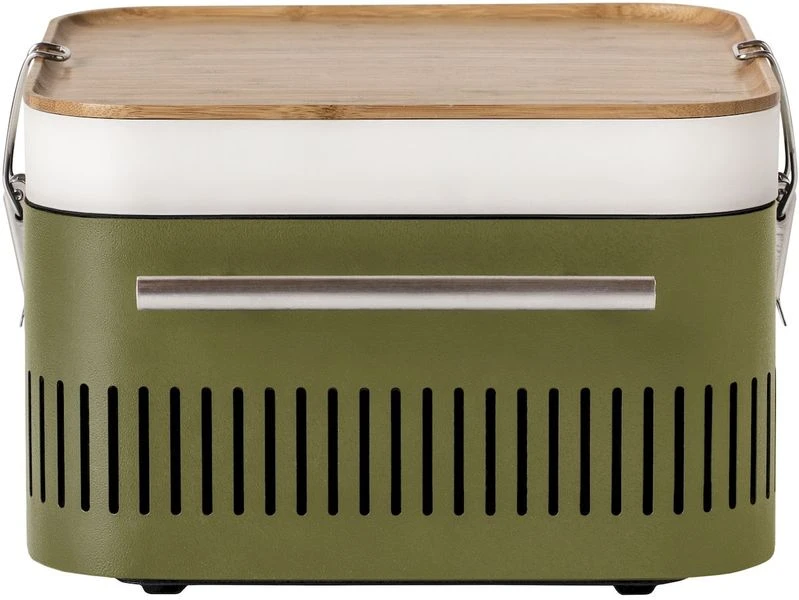 Everdure Cube houtskool barbecue - groen Everdure Cube Houtskool Barbecue - Groen -Buiten Kamperen Winkel 900 1199 9312646028876 1