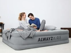 Bestway AlwayzAire Comfort Luchtbed - Queensize - Ingebouwde Elektrische Pomp -Buiten Kamperen Winkel 900 1200 67706 18