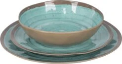 Bo-Camp Halo Melamine Serviesset - 12-delig - Aqua -Buiten Kamperen Winkel 900 1327 6181392 05