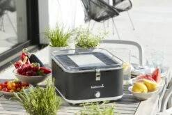 Barbecook Carlo Houtskool Tafelbarbecue - Grijs -Buiten Kamperen Winkel 900 1350 zwart