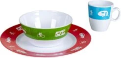 Bo-Camp Happy Camp Melamine Serviesset - 12-delig -Buiten Kamperen Winkel 900 1358 6181380 02