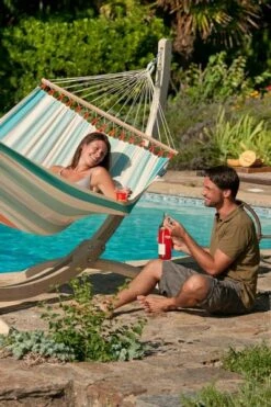La Siesta Colada 1 Persoons Hangmat - Curacao -Buiten Kamperen Winkel 900 598 cor14 3 colada cura ao weather resistant double spreader bar hammock image 05