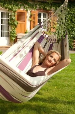 La Siesta Caribena 1 Persoons Hangmat - Purple 5 La Siesta Caribena 1 Persoons Hangmat - Purple -Buiten Kamperen Winkel 900 600 cih14 7 caribe a purple cotton single classic hammock image 05