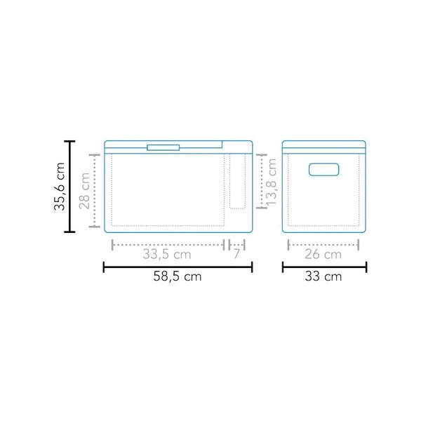 Mestic MCC-25 compressor koelbox - 25 liter Mestic MCC-25 Compressor Koelbox - 25 Liter -Buiten Kamperen Winkel 900 900 1502930h5
