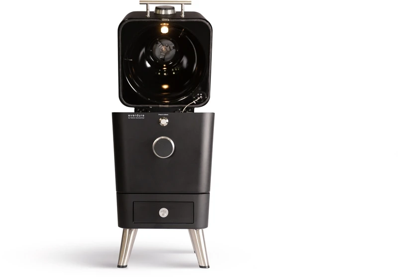 Everdure 4K houtskool barbecue met beschermhoes - mat zwart Everdure 4K Houtskool Barbecue Met Beschermhoes - Mat Zwart -Buiten Kamperen Winkel 9312646033740 3 copy