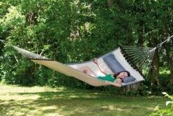 Amazonas American Dream 2 Persoons Hangmat - Sand 5 Amazonas American Dream 2 Persoons Hangmat - Sand -Buiten Kamperen Winkel a463 13 op 05 p resultaat