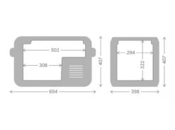 Dometic CFX3 35 Compressor Koelbox - 32 Liter -Buiten Kamperen Winkel cfx3 35