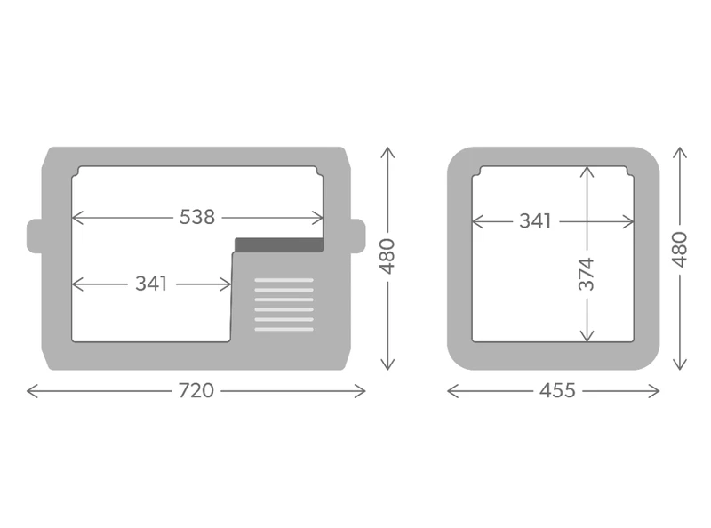 Dometic CFX3 55IM compressor koelbox - 53 liter Dometic CFX3 55IM Compressor Koelbox - 53 Liter -Buiten Kamperen Winkel cfx3 55im