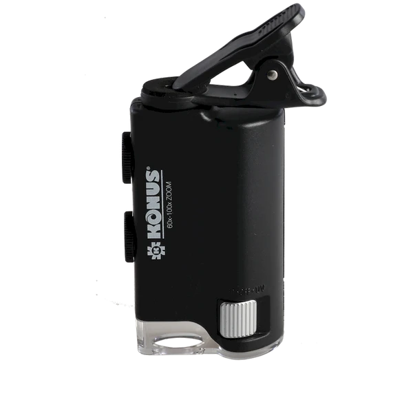 Konus Konusclip Microscoop - 60x-100x Konus Konusclip Microscoop - 60x-100x -Buiten Kamperen Winkel konus konusclip microscoop 60x