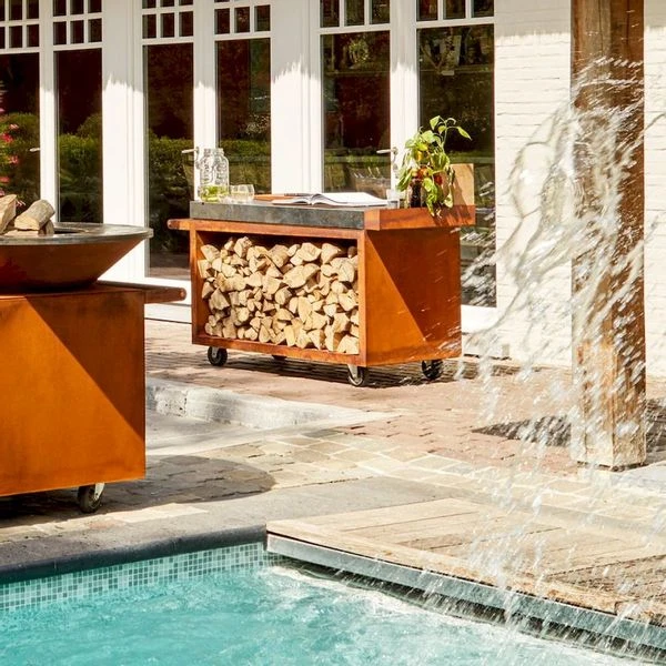 OFYR Mise En Place Table 135 PRO Corten - Ceramic Dark Grey -Buiten Kamperen Winkel ofyr mise en place table 135 pro corten ceramic dark grey 2