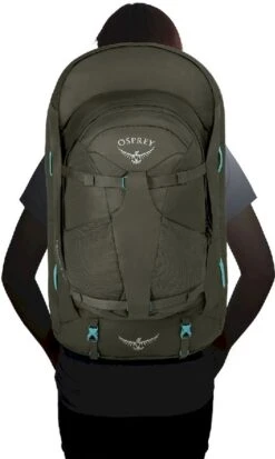 Osprey Fairview Backpack - 70 Liter - Zwart -Buiten Kamperen Winkel osprey fairview 70 zwart 5